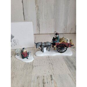 Dept 56 Bringing Fleeces to the mill 58190 village accessory xmas